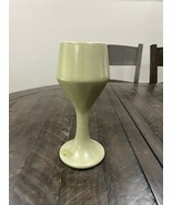 Haeger  Ceramic Cup Goblet Planter Avocado Green CHALICE BY HAEGER signed - $459.21 MXN