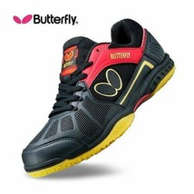 Butterfly Lezoline Rifones Table Tennis Shoes Indoor Unisex Shoes Black NWT - £91.66 GBP