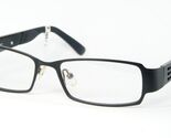 PASS PLUS P292 215 BLACK EYEGLASSES GLASSES METAL FRAME 53-16-135mm Germany - $68.77