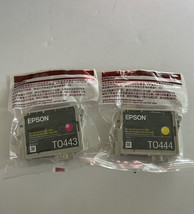 2 Pack Epson Ink Carrtidges T0443 T0444 2001 - $14.60