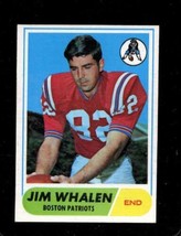 1968 Topps #20 Jim Whalen Vg+ Patriots *X79721 - £1.37 GBP