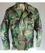 US ARMY CAMO JACKET Vntg Mens Green Camouflage Field Fatigue Medium Extr... - $40.43 CAD