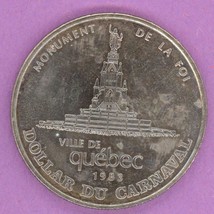 1983 Quebec City Quebec Municipal Trade Dollar or Token 1973 Effigy de la Foi - £4.67 GBP