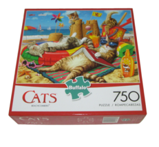 Buffalo Beachcombers Cats Puzzle 750 Pieces Sealed Plus Poster - $9.89