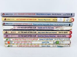 LOT OF 9 THE BABY-SITTERS CLUB/ Little Sister BOOKS BY ANN M. MARTIN - $13.39