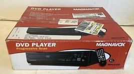 Magnavox MDV2300 Compact Black Progressive Scan DVD Player NO REMOTE - £21.70 GBP