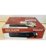 Magnavox MDV2300 Compact Black Progressive Scan DVD Player NO REMOTE - £21.76 GBP