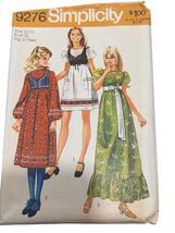 Simplicity 9276 Dress &amp; Bolero Sewing Pattern Size 11/12 Young Junior/Te... - $9.60