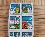 Christmas Greetings 1973 Stamp Block (6) - $1.89