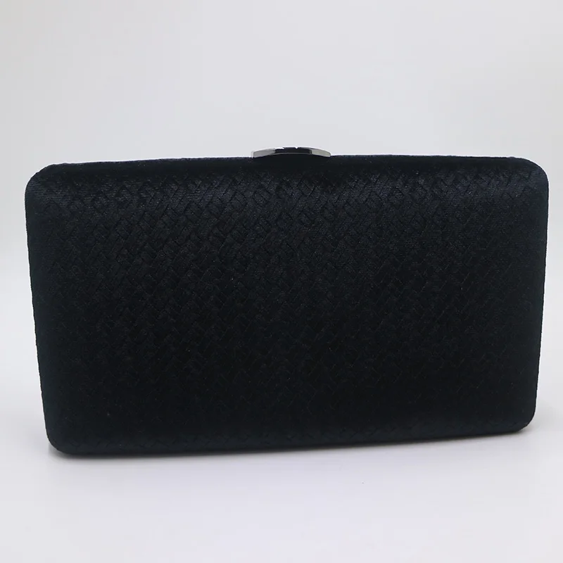 Royal Nightingales Weave Velvet  Hard Box Clutch Bags Evening Bags and Handbags  - $89.71