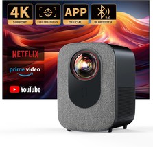 [Netflix-Officially-Licensed]4K Projector With Wifi &amp; Bluetooth, Jimveo 800 Ansi - £293.06 GBP