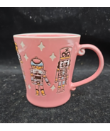 Large Coffee Mug Pink Nutcracker Colorful Christmas Cute Hot Cocoa Tea C... - $362.50 MXN