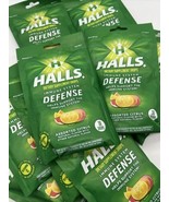 (10) Halls Defense Vitamin C Immune Supplement Citrus Cough 30 Drops Lot 300t - $35.99