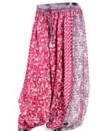 WINE COLOR BATIK MAHARANI TRIBAL GYPSY BOHEMIAN DELUXE ATS GYPSY PANTALO... - $79.19