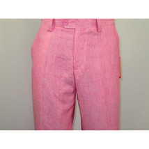 Men INSERCH premium Soft Linen Breathable 2pc Walking Leisure suit LS29116 Pink image 10