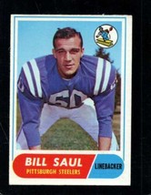 1968 Topps #33 Bill Saul Vg+ Steelers *INVAJ2766 - $2.21