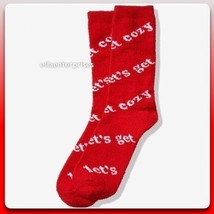 Victoria&#39;s Secret Pink Let’s Get Cozy Fleece Socks Ornament Set - £12.02 GBP