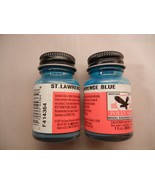 2 BOTTLES - 1 oz ea POLLY Scale Acrylic Railroad Paint ST. LAWRENCE BLUE... - $410.37 MXN