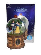 Disney Store Snow White and the Seven Dwarves Snow White &amp; the Prince Snow Globe - £97.25 GBP