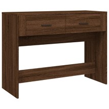 Modern Wooden Narrow Home Hallway Console Table With 2 Storage Drawers Wood - £59.24 GBP+