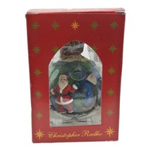Vtg Christopher Radko Christmas Ornament 2001 Santas Around The World W/ Box - $15.88
