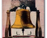 Liberty Bell Independence Hall Philadelphia Pa Unp Donna World DB Cartol... - $3.02