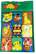 Lion King Stickers Simba Nala Timon Pumba New 4 sheets Cleo Disney 36 Vi... - £6.20 GBP