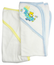 Bambini One Size Unisex Infant Hooded Bath Towel (Pack of 2) 80% Cotton/... - $17.93