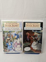 BEATRIX POTTER PETER RABBIT AND FRIENDS &amp; THE TAILOR OF GLOUSTER VHS PRE... - $9.95