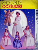 Uncut 90s Size 8 10 Storybook Princess Angel Fairy Costume McCalls 8332 Pattern - £5.47 GBP