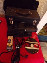 Vintage ANGUS SLide Projector w case &amp; extra bulb WORKS-Tested 4&quot; Projection - £36.31 GBP