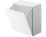 Yamazaki Wall-Mount Storage Bin Home | Plastic | Trash Can, One Size, White - $89.99