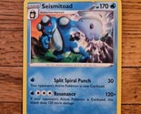 Pokemon TCG Rebel Clash Card | Seismitoad 046/192 Rare - £1.51 GBP