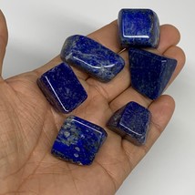 108.4g,0.8&quot;-1.4&quot;, 6pcs, Natural Lapis Lazuli Tumbled Stone @Afghanistan, B30236 - £10.43 GBP