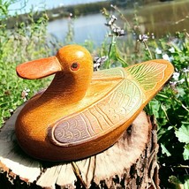 Mallard Wood Loon Drake Duck Decoy Antique Vintage Wooden Hand Craft Carving - £15.54 GBP