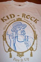 Kid Rock Slow Burning Twice As Hott T-Shirt Mens Small New Fire It Up - £15.82 GBP