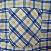 Tommy Hilfiger Womens Plus Size Cotton Plaid Button Up Shirt, Surf/Multi Size 0X - £51.36 GBP