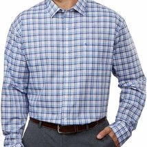 Izod Men&#39;s Size XL Regular Fit Stretch Fabric Dark Blue Long Sleeve Shirt NWT - £13.66 GBP