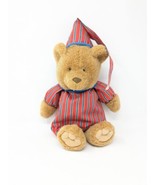 Vintage Avon Sleepy Sherman Red Pajamas Hat Teddy Bear Plush Toy DOES NO... - £15.63 GBP