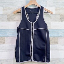 SaunaFX Slimming Neoprene Sauna Vest Black Full Zip Microban Womens - $16.82