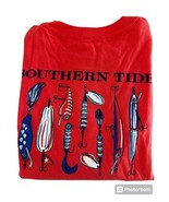Southern Tide Skipjack Short Sleeve Lures Tee.Sunset Coral.SZ.L.NWT.MSRP... - $45.00