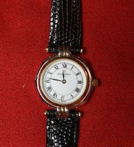 Wrist Watch Lady&#39;s Michel Herbelin Stainless Lizard Swiss ETA 7 Jewel 16840-T12 - £295.72 GBP