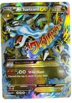 M Charizard Ex 108/106 Full Art Secret Rare XY Flashfire Foil Pokemon Card - $148.64