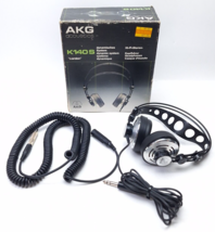 AKG K140 S Vintage Studio Headphones- Tested Good L/R Balanced Sound - £63.34 GBP