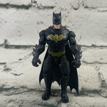 DC Comics Batman Figure Black Gold Glittery Accent 4” - $9.89