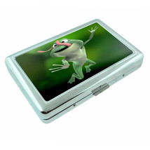 Frog Tongue Em1 Silver Metal Cigarette Case RFID Protection Wallet - £13.37 GBP