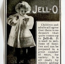 1904 Jell-O Gelatin Dessert Advertisement Antique Ephemera #1 4 × 2.25&quot; - £10.29 GBP