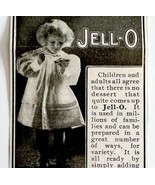 1904 Jell-O Gelatin Dessert Advertisement Antique Ephemera #1 4 × 2.25&quot; - £10.21 GBP
