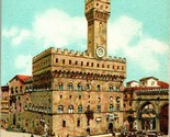 Vtg Cartolina Florence Firenze - Piazza Della Signoria - Ferd Gobatto - £4.79 GBP