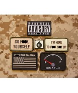 US F Bomb Patch Package F**k The Taliban 3D PVC GITD Glow Morale Patch Hook - $489.42 MXN